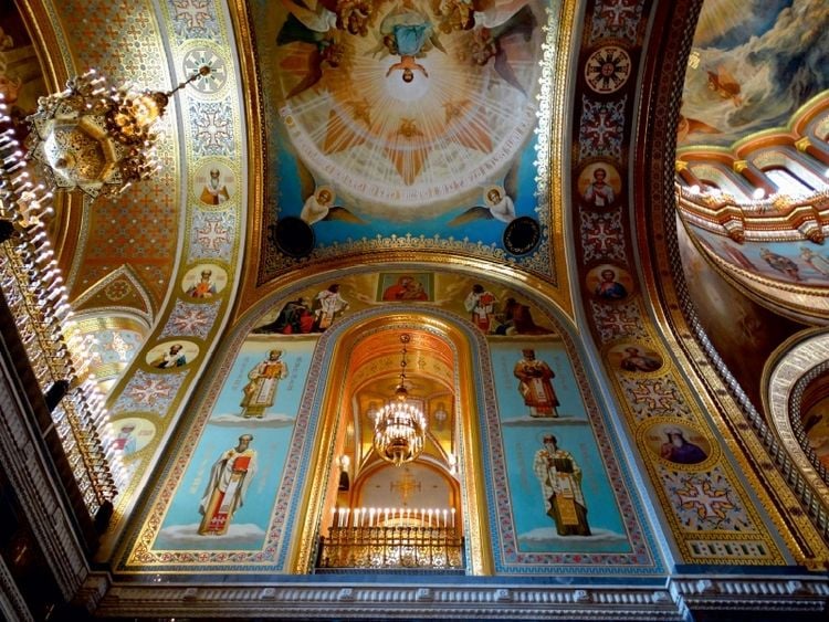 Produktbild: CALVENDO Puzzle Ein Motiv aus dem Kalender "CHRIST-ERL&Ouml;SER-KATHEDRALE MOSKAU" | 1000 Teile Lege-Gr&ouml;&szlig;e 64x48cm Foto-Puzzle f&uuml;r gl&uuml;ckliche Stunden