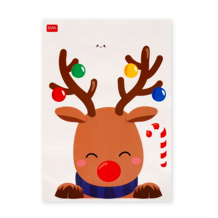 Produktbild: Legami Window-Wow - 35 Aufkleber - Weihnachten