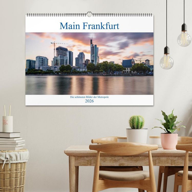 Produktbild: Main Frankfurt (Wandkalender 2026 DIN A2 quer), CALVENDO Monatskalender