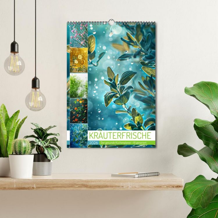 Produktbild: Kr&auml;uterfrische (Wandkalender 2026 DIN A3 hoch), CALVENDO Monatskalender