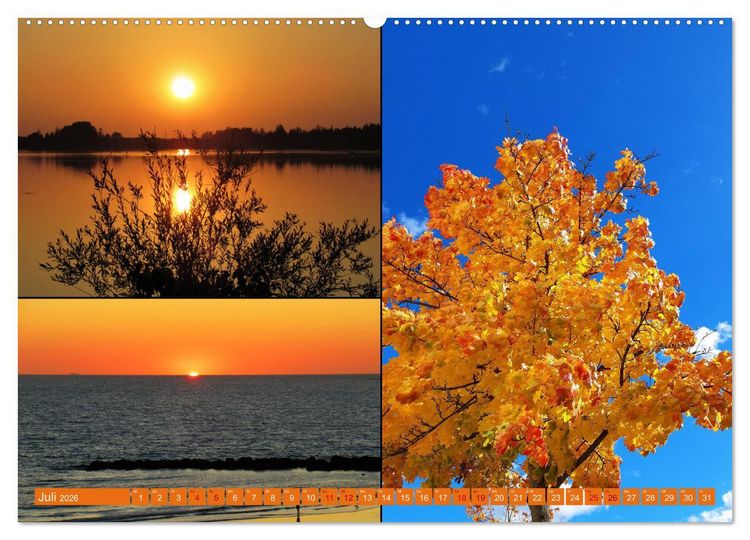 Produktbild: Die Faszination der Farben (hochwertiger Premium Wandkalender 2026 DIN A2 quer), Kunstdruck in Hochglanz