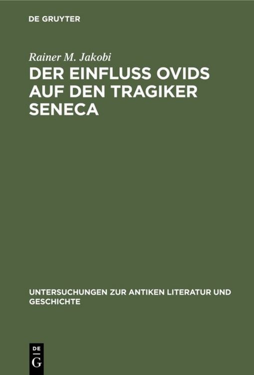 Produktbild: Der Einfluss Ovids auf den Tragiker Seneca