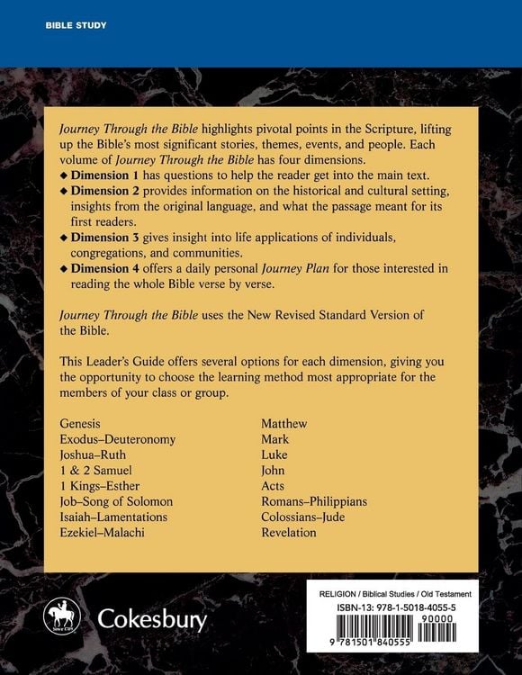 Produktbild: Journey Through the Bible Exodus - Deuteronomy Leader Guide