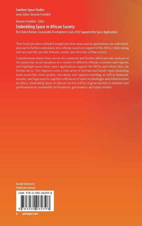 Produktbild: Embedding Space in African Society