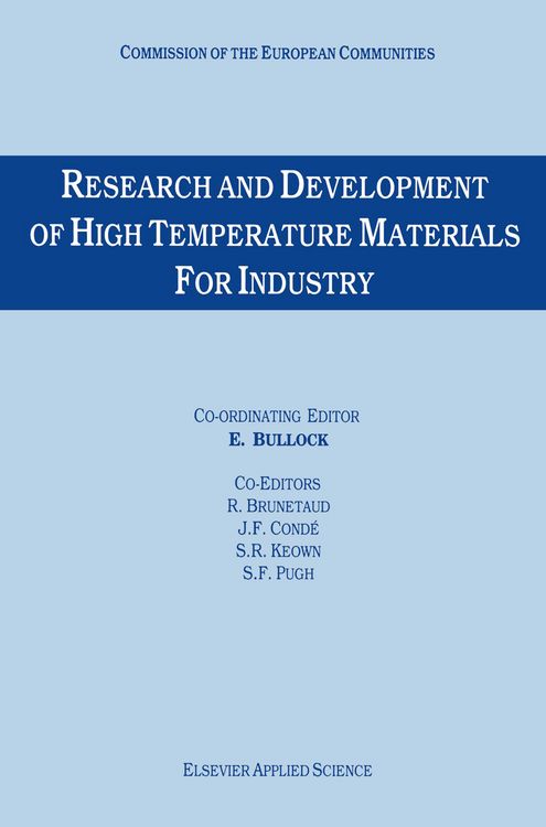 Produktbild: Research and Development of High Temperature Materials for Industry