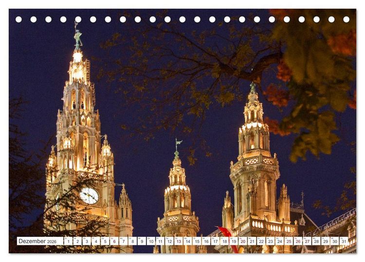 Produktbild: Sch&ouml;ne Gr&uuml;&szlig;e aus Wien (Tischkalender 2026 DIN A5 quer), CALVENDO Monatskalender
