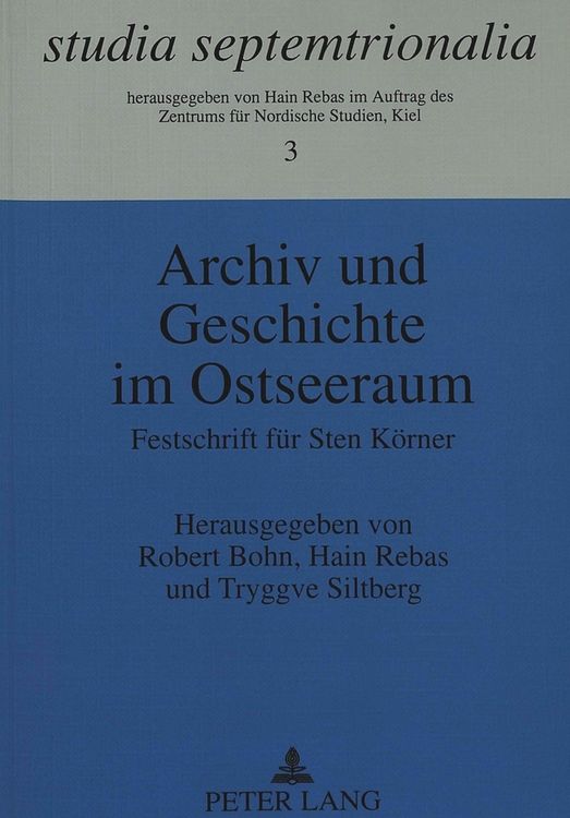 Produktbild: Archiv und Geschichte im Ostseeraum