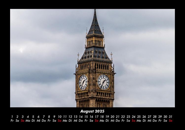 Produktbild: Londons sch&ouml;nste Seiten 2025 Fotokalender DIN A3