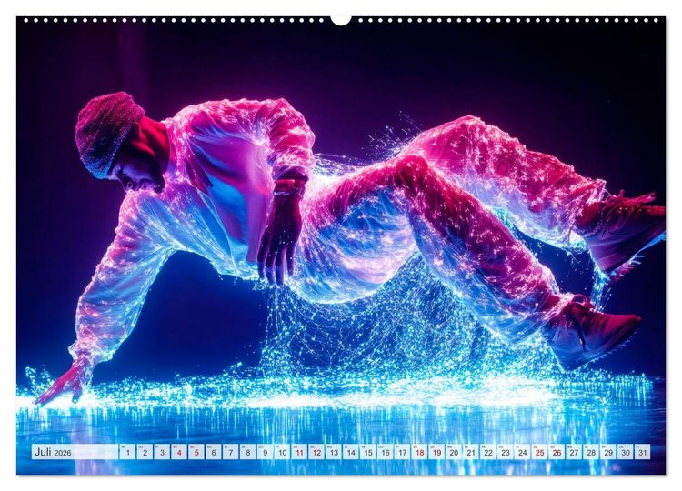 Produktbild: BREAKING Cooler Tanz und krasse Moves (Wandkalender 2026 DIN A2 quer), CALVENDO Monatskalender