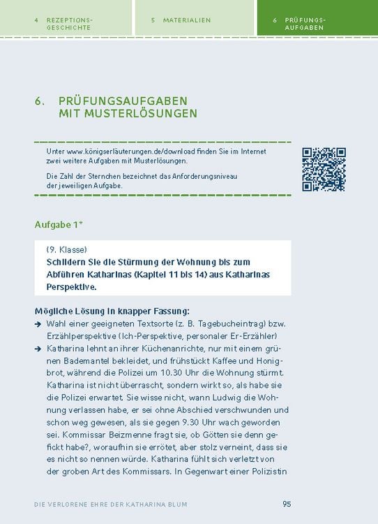 Produktbild: Die verlorene Ehre der Katharina Blum von Heinrich B&ouml;ll