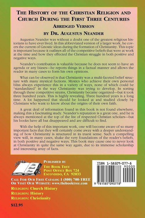Produktbild: The History of the Christian Religion and Church During the First Three Centuries