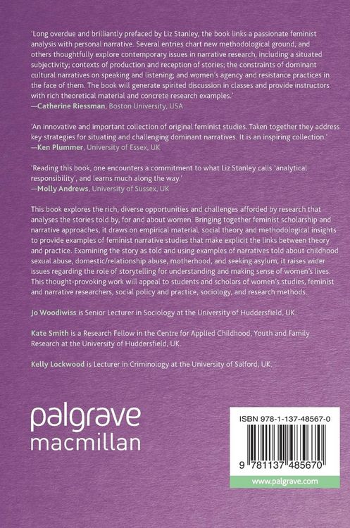 Produktbild: Feminist Narrative Research