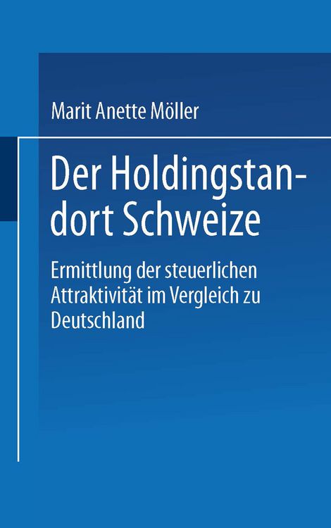 Produktbild: Der Holdingstandort Schweiz