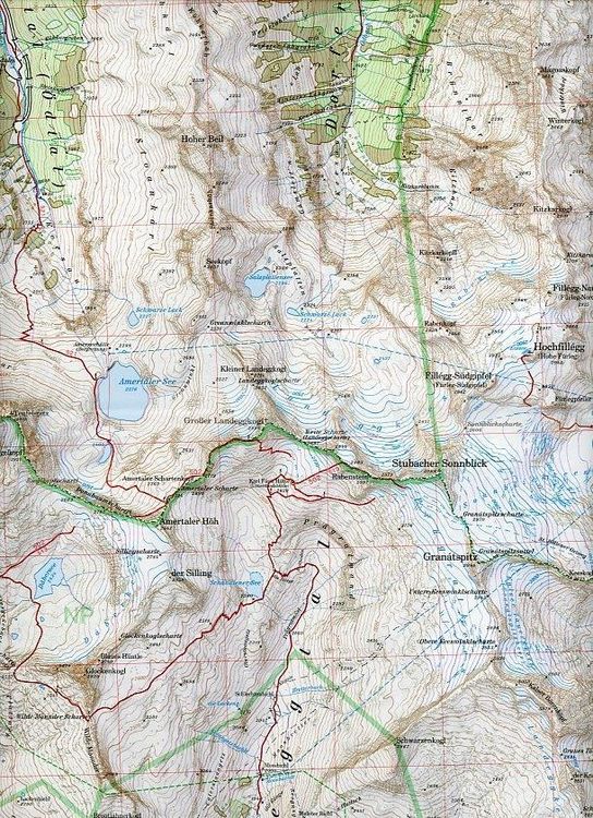 Produktbild: DAV Alpenvereinskarte 39 Granatspitzgruppe Weg