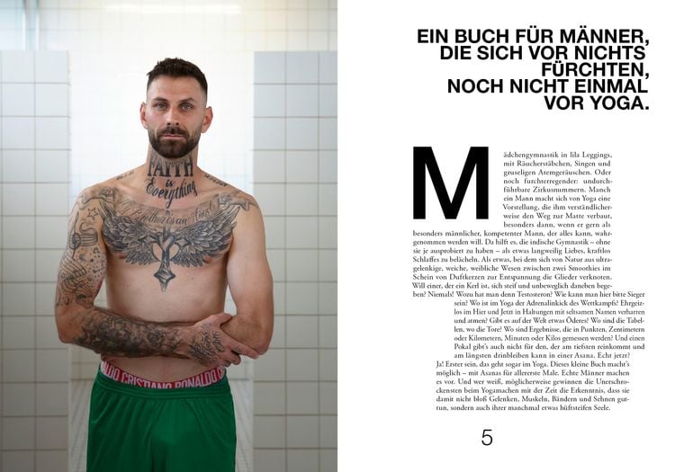Produktbild: Mann macht Yoga