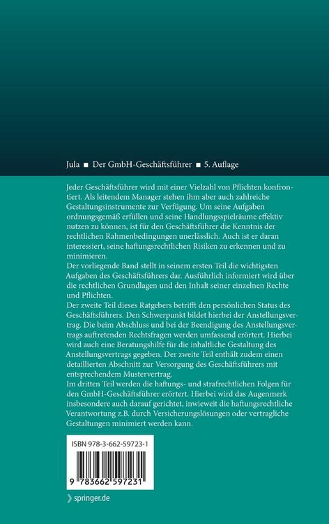 Produktbild: Der GmbH-Gesch&auml;ftsf&uuml;hrer