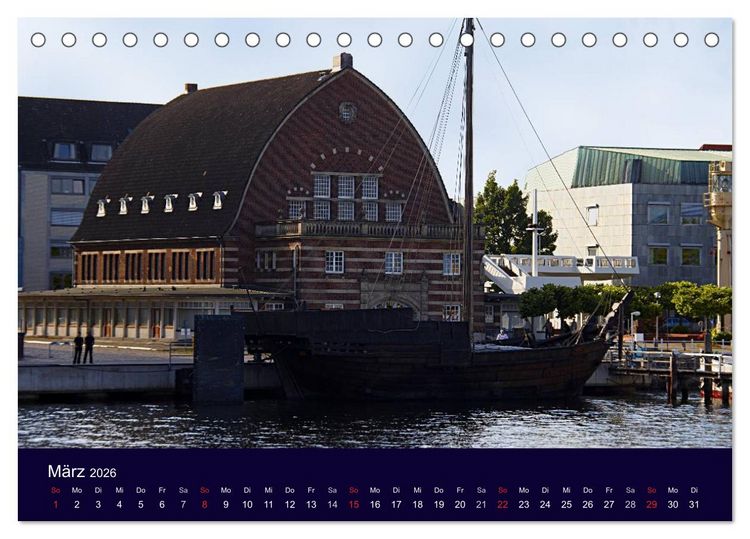 Produktbild: Rund um die Kieler F&ouml;rde (Tischkalender 2026 DIN A5 quer), CALVENDO Monatskalender