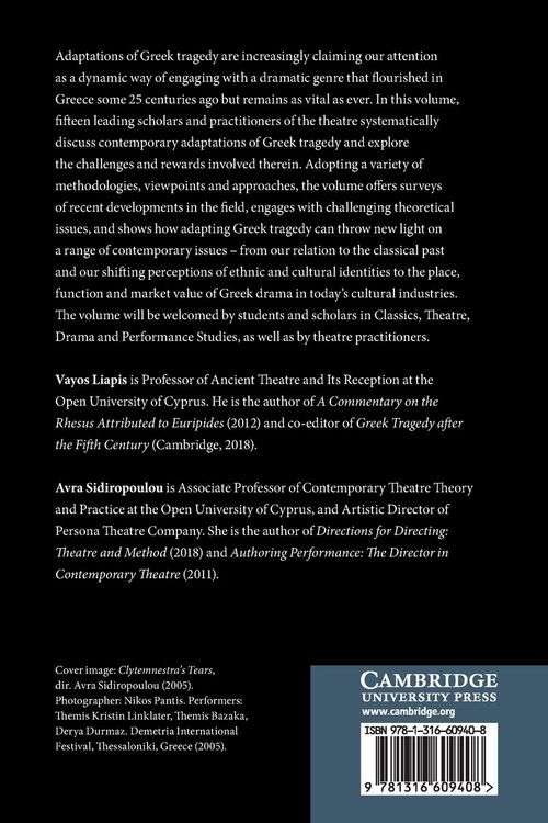 Produktbild: Adapting Greek Tragedy