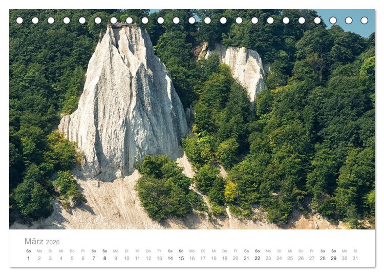 Produktbild: R&uuml;gen ein Sommertraum (Tischkalender 2026 DIN A5 quer), CALVENDO Monatskalender