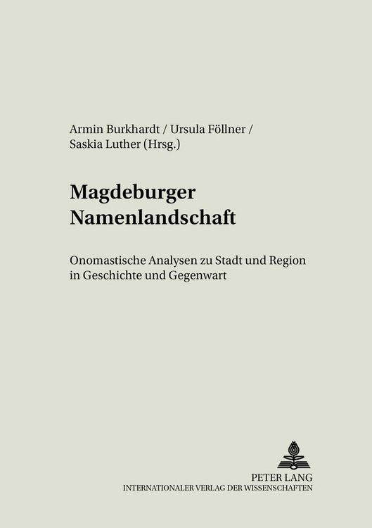 Produktbild: Magdeburger Namenlandschaft