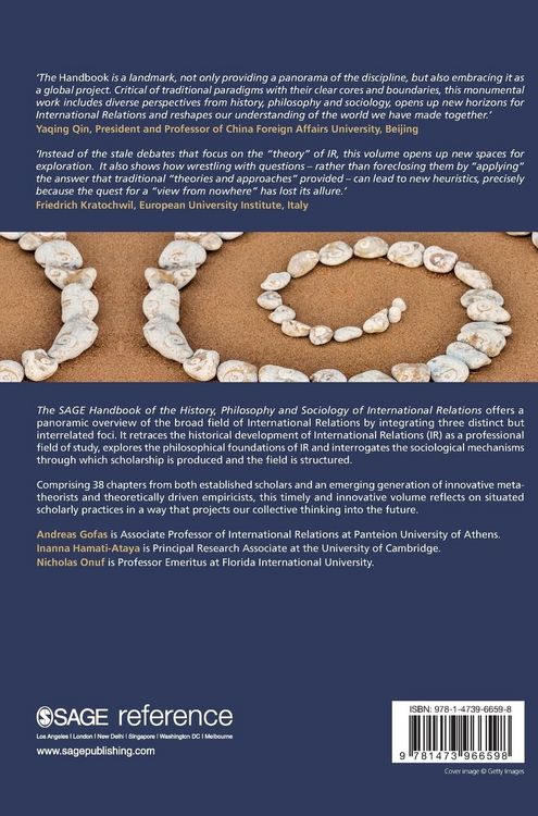 Produktbild: The SAGE Handbook of the History, Philosophy and Sociology of International Relations