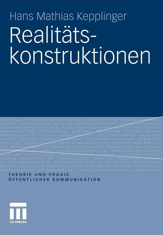 Produktbild: Realit&auml;tskonstruktionen