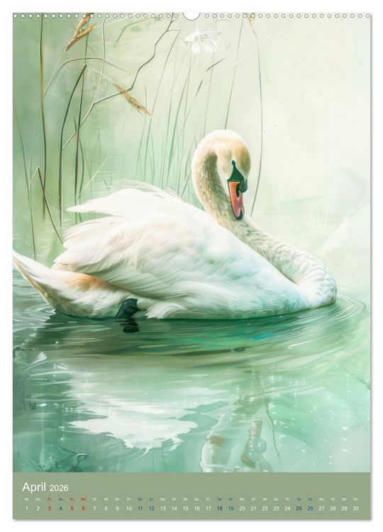 Produktbild: Tiere und Natur - Asienstil (hochwertiger Premium Wandkalender 2026 DIN A2 hoch), Kunstdruck in Hochglanz