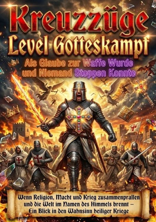 Produktbild: Kreuzz&uuml;ge Level Gotteskampf: Als Glaube zur Waffe Wurde und Niemand Stoppen Konnte