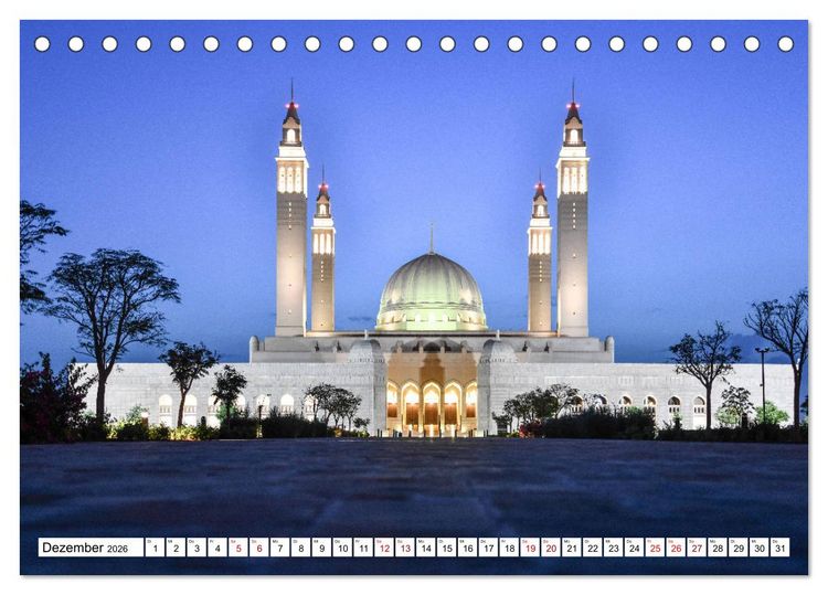 Produktbild: Oman - Perle des Orients (Tischkalender 2026 DIN A5 quer), CALVENDO Monatskalender