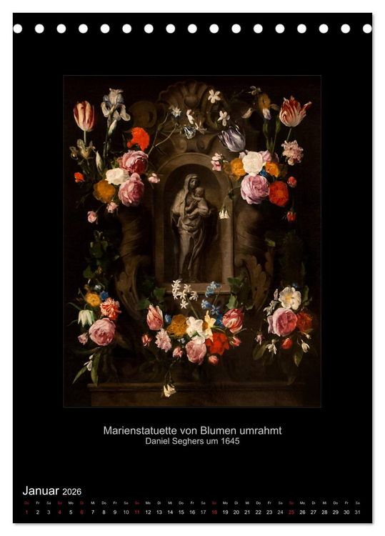 Produktbild: Stillleben - Illusionistische Malerei der Renaissance (Tischkalender 2026 DIN A5 hoch), CALVENDO Monatskalender