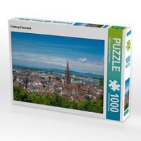 Produktbild: CALVENDO Puzzle Freiburg Panorama 1000 Teile Lege-Gr&ouml;&szlig;e 64 x 48 cm Foto-Puzzle Bild von Stefanie und Philipp Kellmann