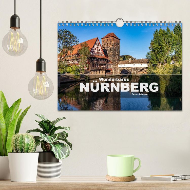 Produktbild: Wunderbares N&uuml;rnberg (Wandkalender 2026 DIN A4 quer), CALVENDO Monatskalender