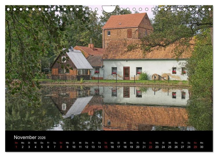 Produktbild: Wasserm&uuml;hlen an der Dahme (Wandkalender 2026 DIN A4 quer), CALVENDO Monatskalender
