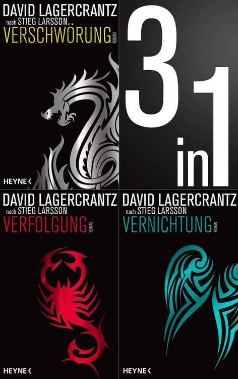 Produktbild: Die Millennium-Saga 4-6: Verschw&ouml;rung / Verfolgung / Vernichtung (3in1-Bundle)