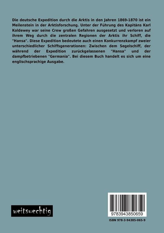 Produktbild: The German Arctic Expedition of 1869-1870