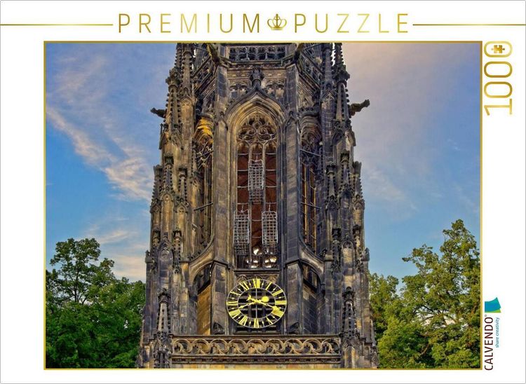 Produktbild: CALVENDO Puzzle Die St. Lamberti-Kirche in M&uuml;nster | 1000 Teile Lege-Gr&ouml;&szlig;e 64x48cm Foto-Puzzle f&uuml;r gl&uuml;ckliche Stunden