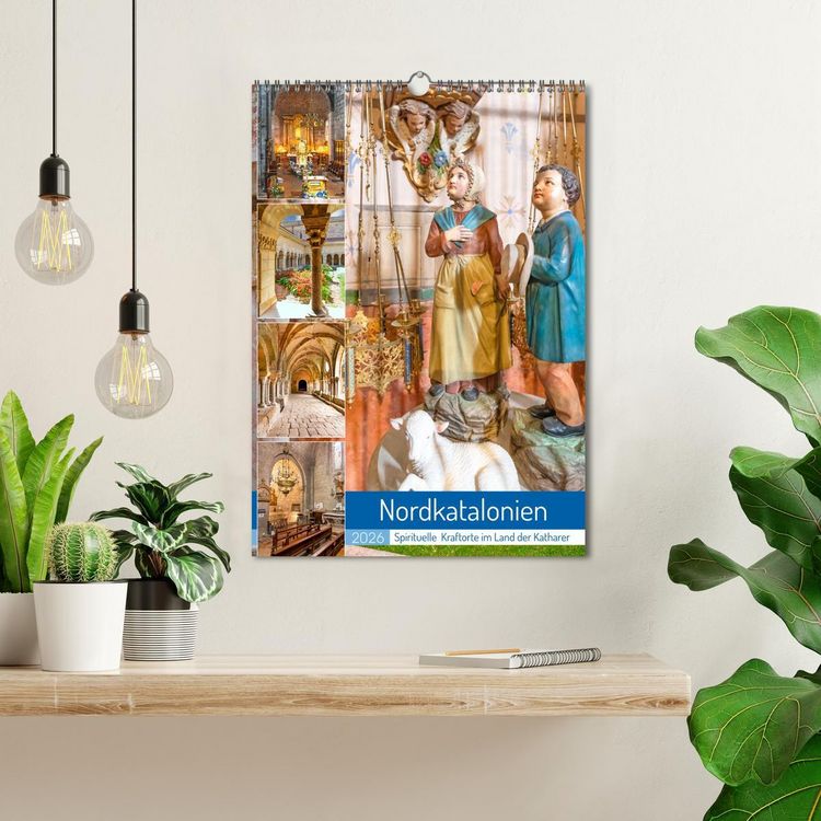 Produktbild: Nordkatalonien, Spirituelle Kraftorte im Land der Katharer (Wandkalender 2026 DIN A3 hoch), CALVENDO Monatskalender