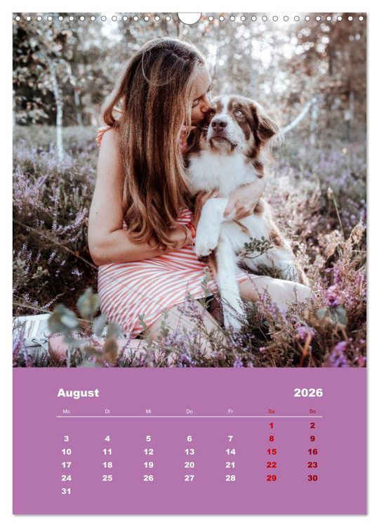 Produktbild: Du und ich - Dreamteamfotografie - Mensch und Hund (Wandkalender 2026 DIN A3 hoch), CALVENDO Monatskalender