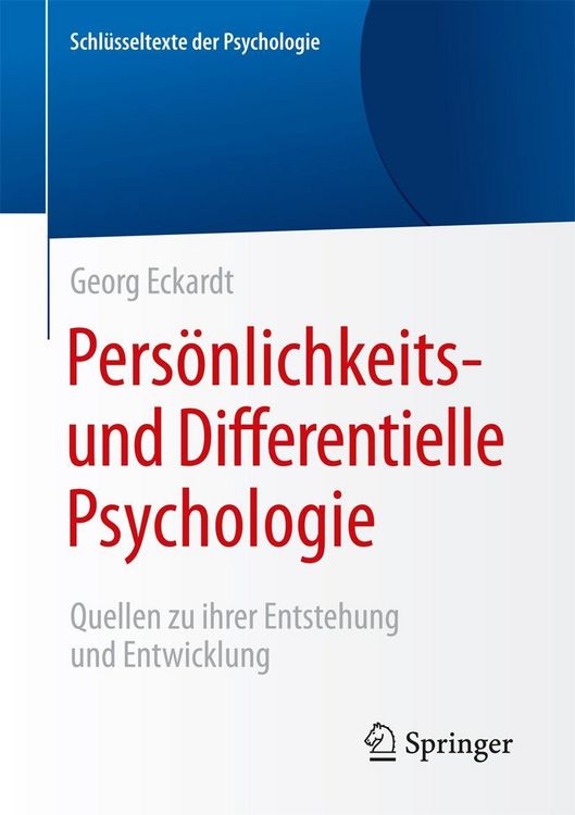 Produktbild: Pers&ouml;nlichkeits- und Differentielle Psychologie