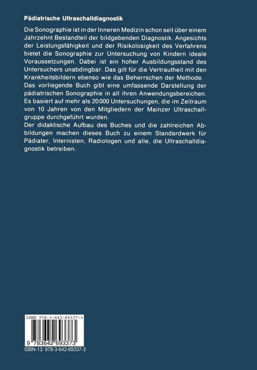 Produktbild: P&auml;diatrische Ultraschalldiagnostik