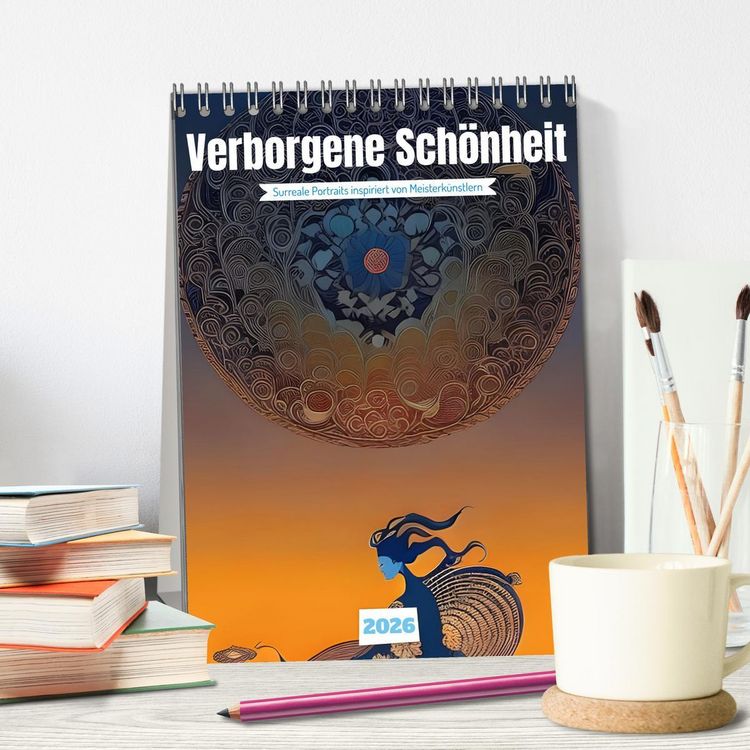Produktbild: Verborgene Sch&ouml;nheit (Tischkalender 2026 DIN A5 hoch), CALVENDO Monatskalender