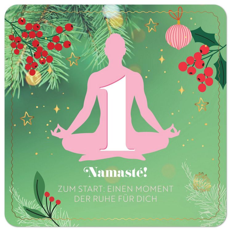 Produktbild: 24 x Yoga - Entspannt durch den Advent