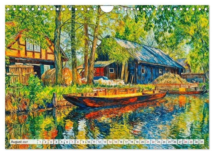 Produktbild: Nordische Impressionen - K&uuml;sten, St&auml;dte und Wasserwege (Wandkalender 2027 DIN A4 quer), CALVENDO Monatskalender