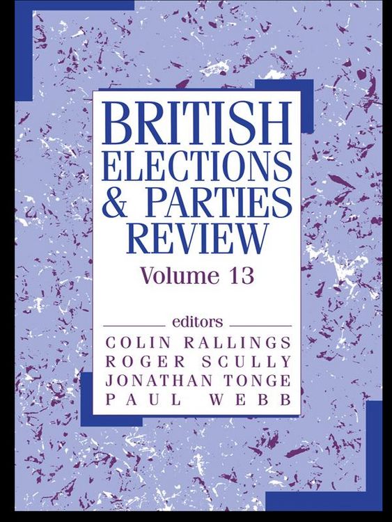 Produktbild: British Elections & Parties Review