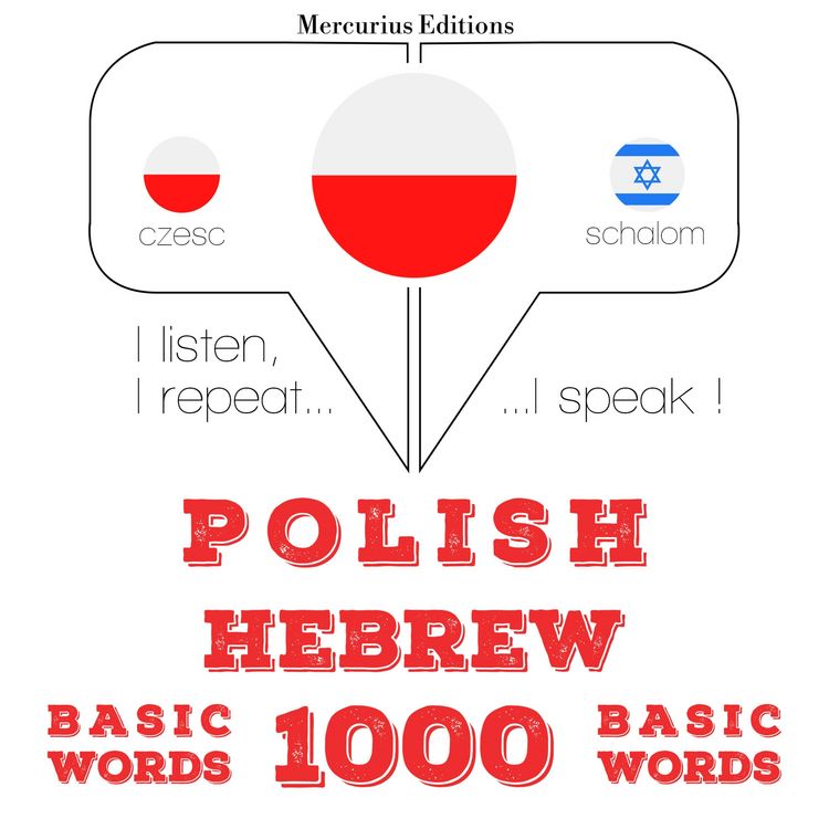 Produktbild: Polski - hebrajskie: 1000 podstawowych sł&oacute;w