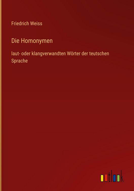 Produktbild: Die Homonymen