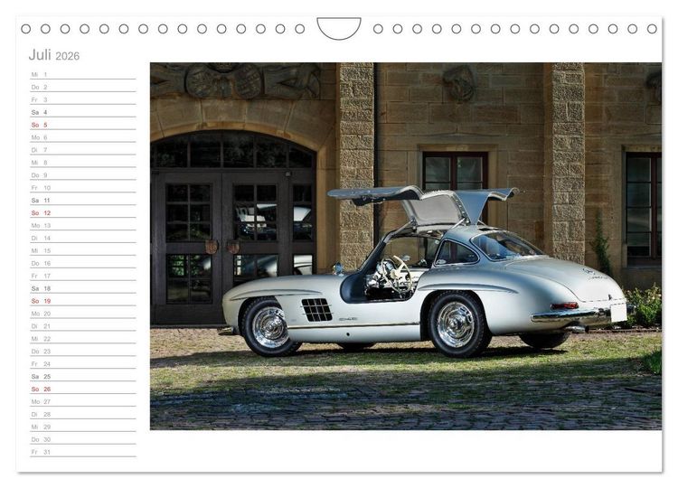 Produktbild: 300 SL Collectors Edition 1 (Wandkalender 2026 DIN A4 quer), CALVENDO Monatskalender
