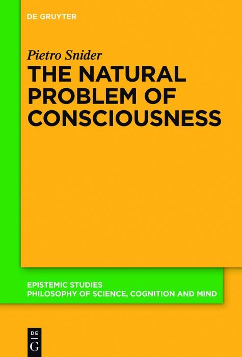 Produktbild: The Natural Problem of Consciousness