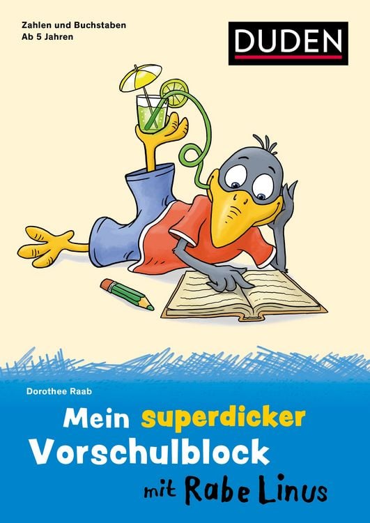 Produktbild: Mein superdicker Vorschulblock mit Rabe Linus