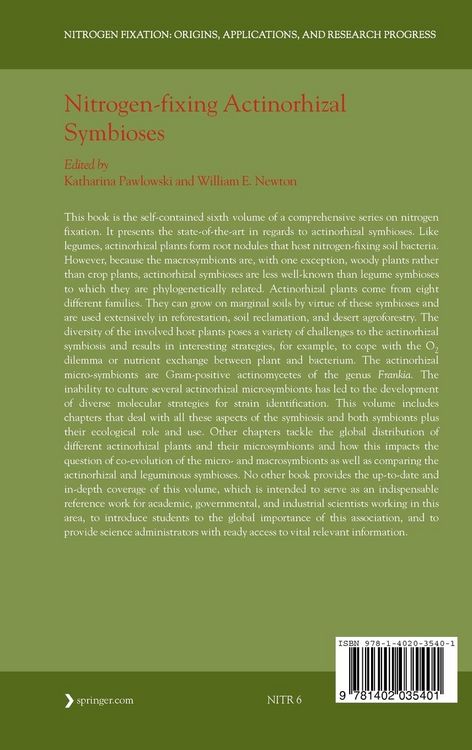 Produktbild: Nitrogen-fixing Actinorhizal Symbioses
